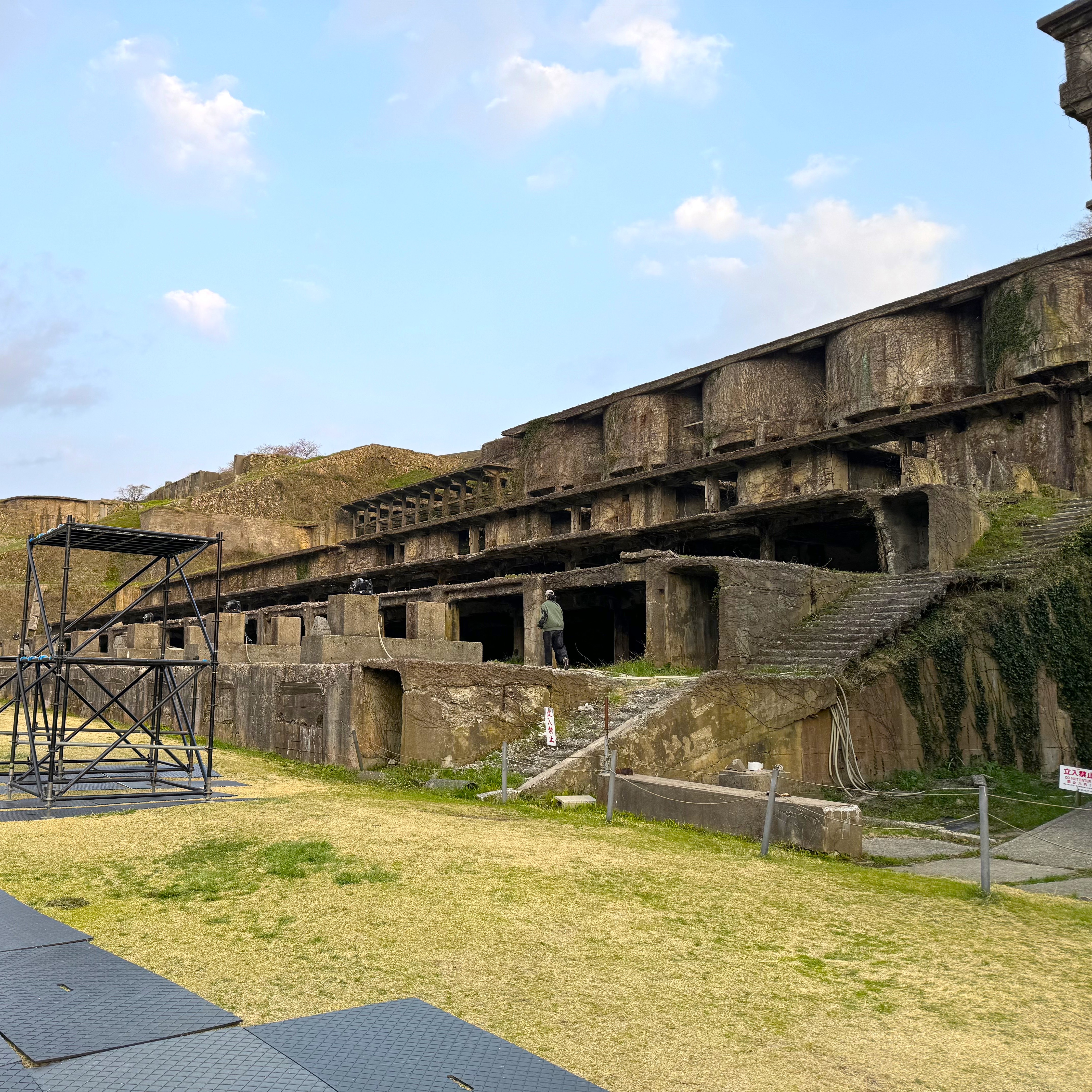 イベント施工現場の写真